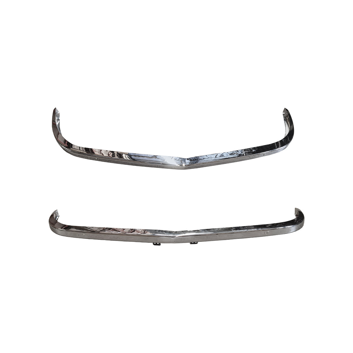 Replacement FRONT BUMPER WITHOUT HOLES, 1969-1973 Nissan Datsun 240Z, (STEEL)