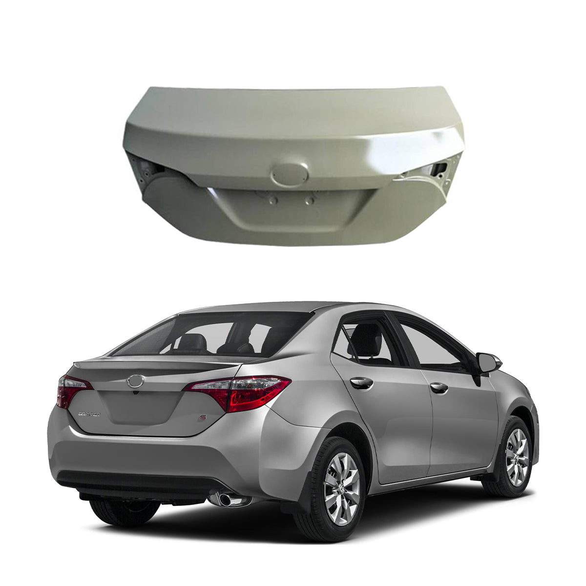 Replacement TRUNK LID, 2014-2018 Toyota Corolla, (Steel)