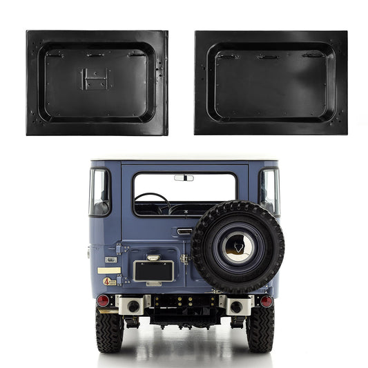 Barn Doors (Tailgate lower) LH and RH, for FJ40 Toyota Land Cruiser with RIGHT hand side spare tire rack, before 1975