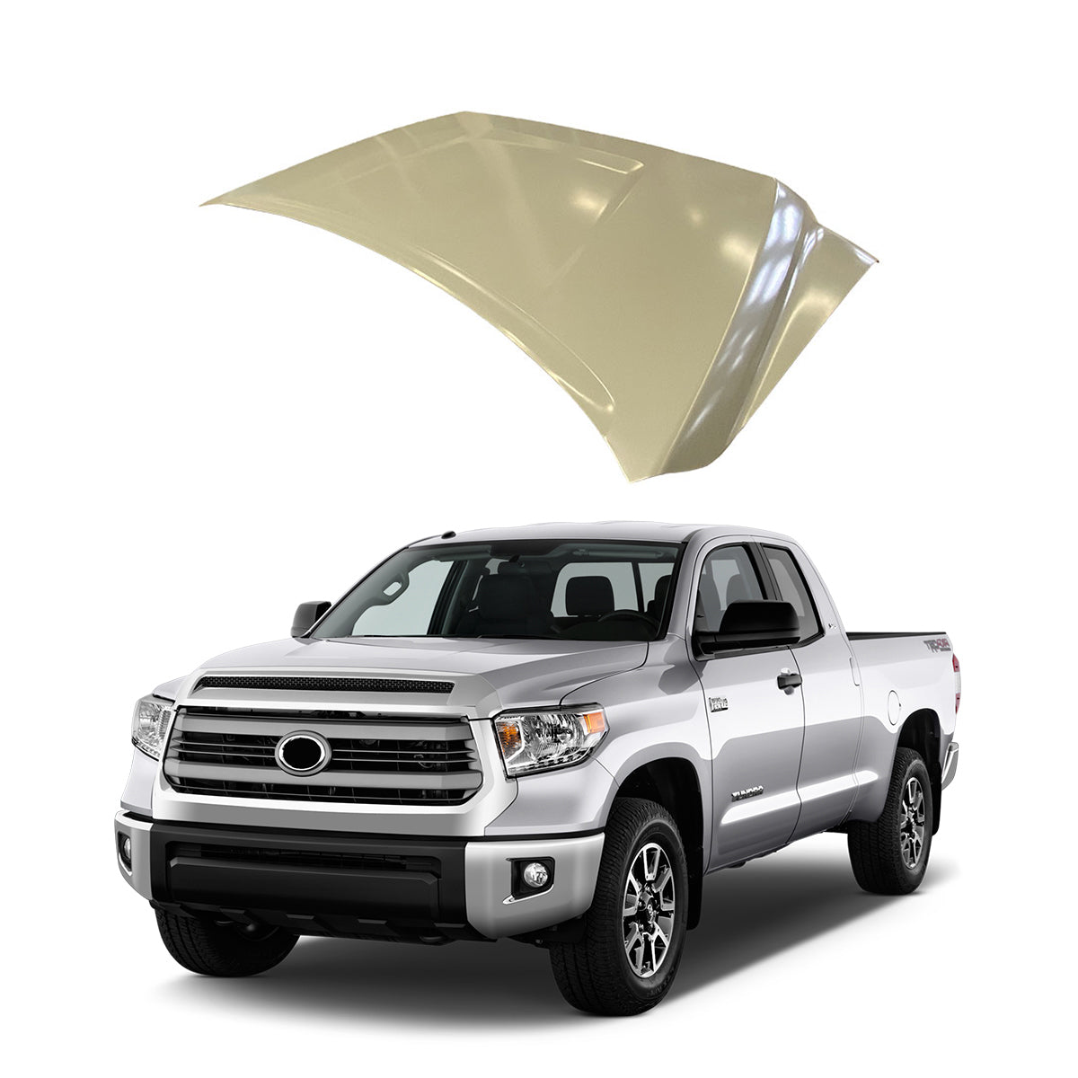 Replacement HOOD, 2014-2020 Toyota Tundra, (Steel)