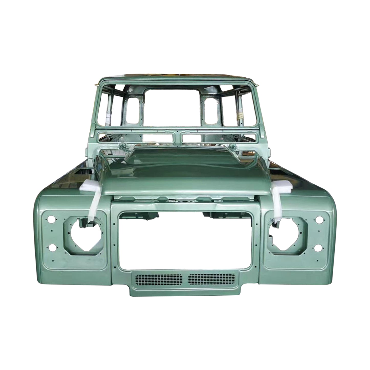 COMPLETE CAB WITH DOORS‚WITH PRIMER(LHD), FOR LAND ROVER DEFENDER 90 TD4, (ALUM+STEEL)